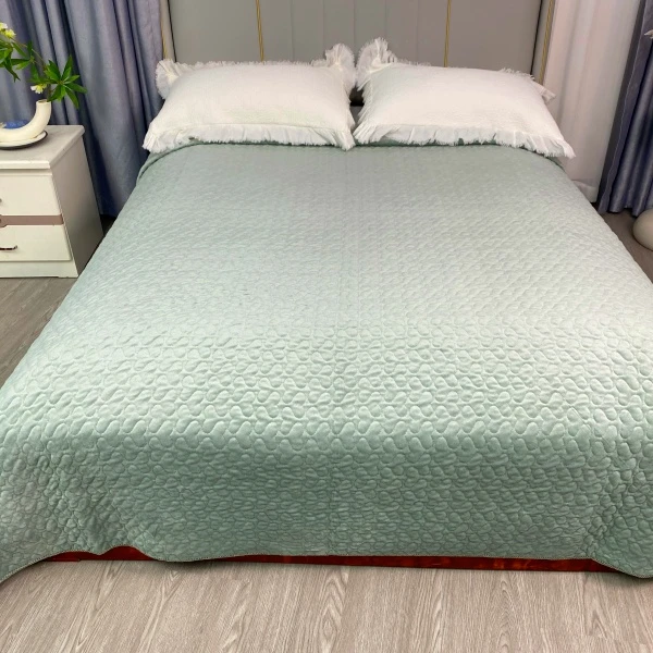 【牛奶绒】A版绒B版斜纹纯棉加厚填充棉花2.2*2.4米榻榻米双面可用N