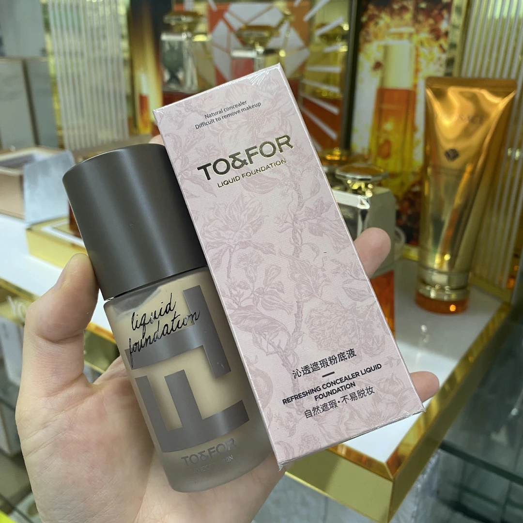 TO&FOR沁透遮瑕粉底液35g轻薄服帖控油巨遮瑕毛孔持妆亲肤不脱妆