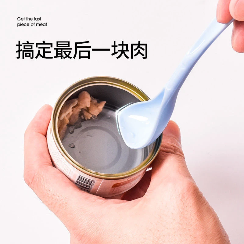 宠物猫罐头盖子硅胶密封口盖湿猫粮保鲜盖喂食罐头勺子猫咪用品