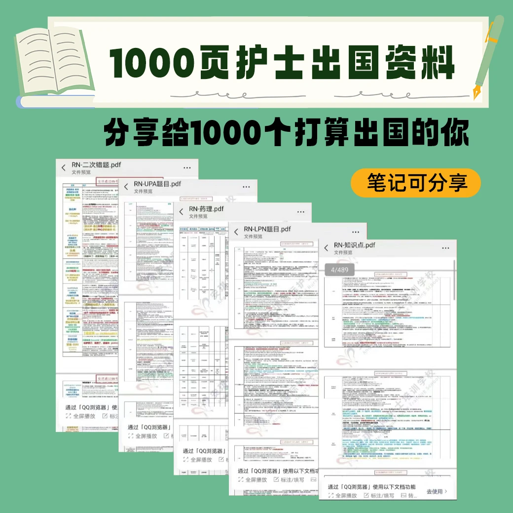 国际护士证ISPN/RN备考学习资料大全