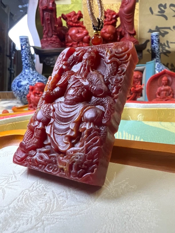 特色手工艺双面关公