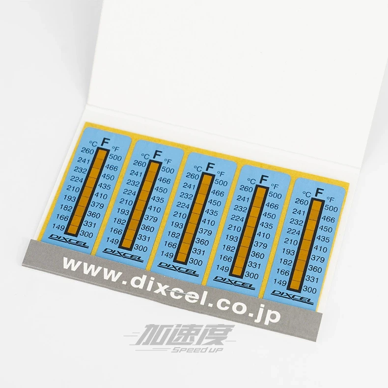 日本DIXCEL 刹车卡钳测温标签