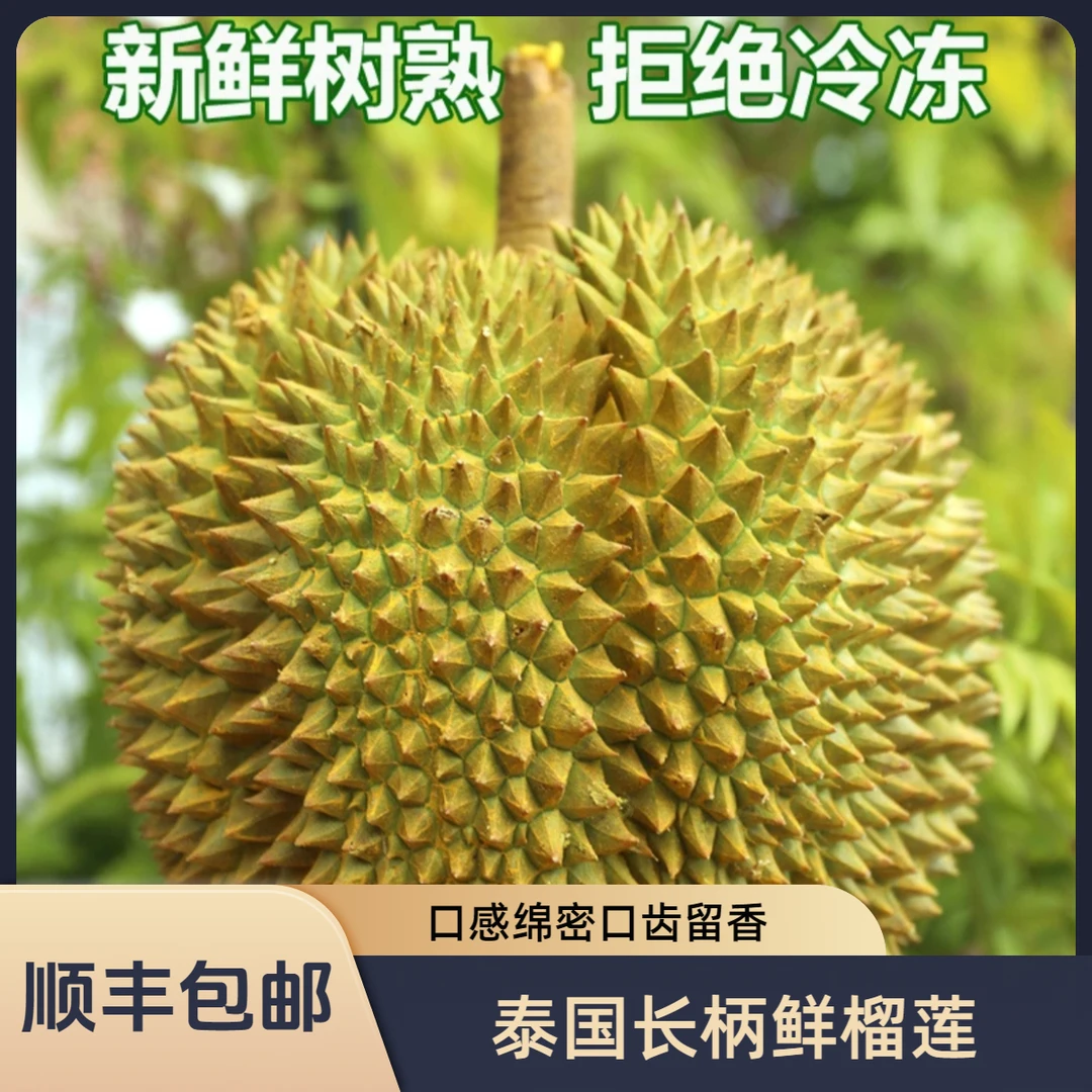 【曹姐顺丰包邮】一物一拍云贵川渝【泰国长柄榴莲】生切不售后