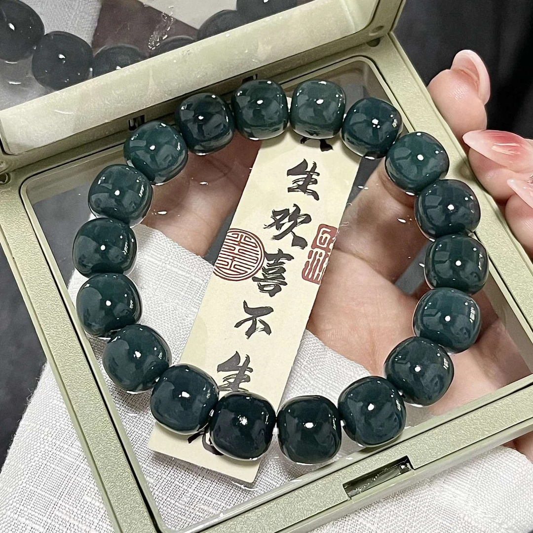 天然菩提手串真品女孩子盘玩绕指柔菩提子文玩佛珠念珠菩提根男