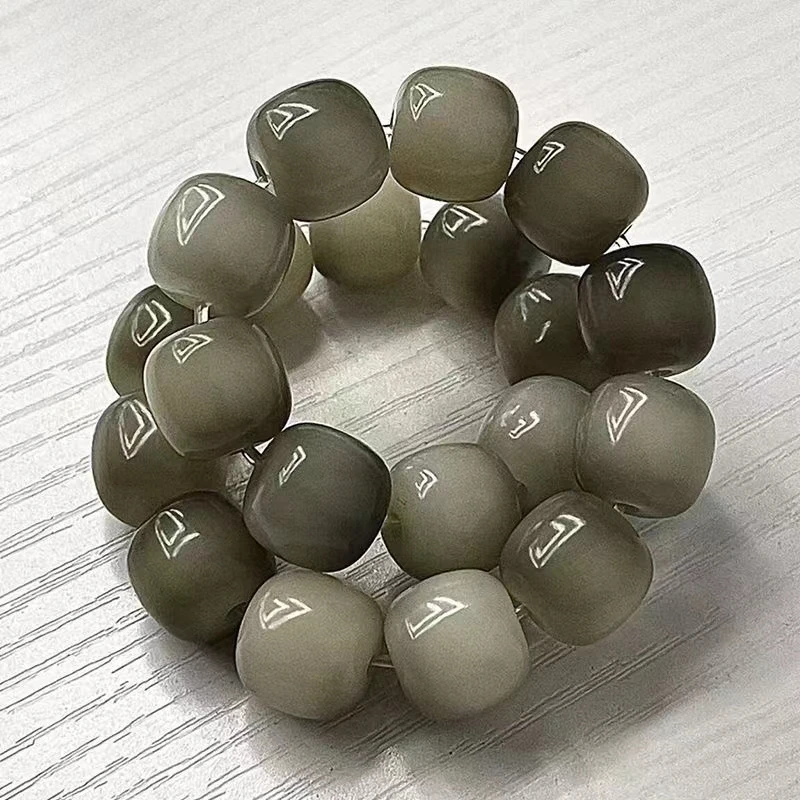 真品菩提根手串绕指柔学生版解压神器飘花佛珠男女文玩手串