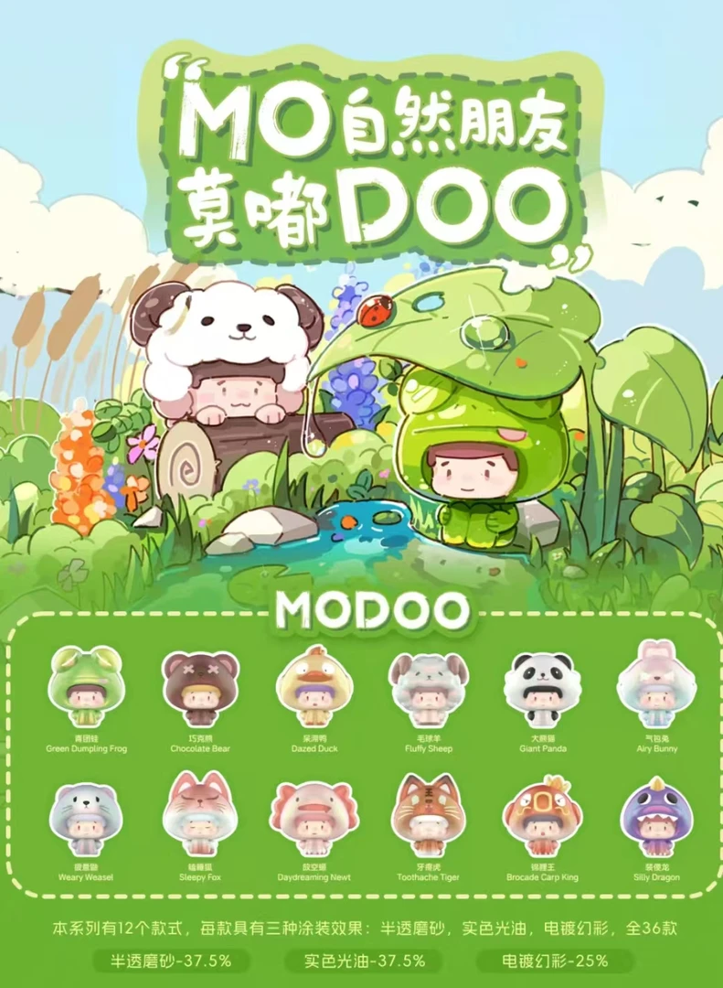 【代拆】莫嘟 自然朋友系列萌粒盲盒【不支持退换】