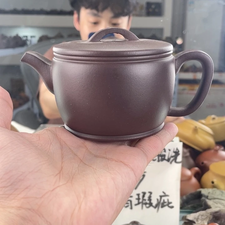 紫砂茶壶300cc老紫泥茶壶