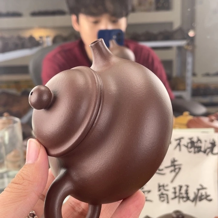 紫砂茶壶220cc底槽清茶壶