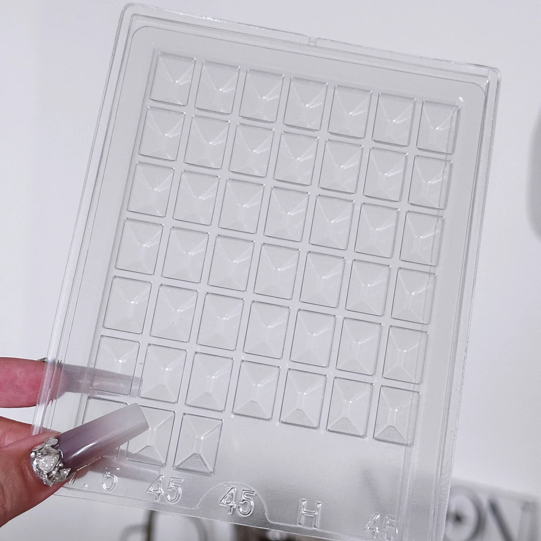 乔乔甄选好物 锆石抽拉盒绒布盒 饰品盒 美甲锆石盒 锆石收纳盒