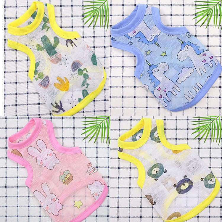 衣服夏薄轻薄款雨衣宠物防掉专用防晒小型透气毛背心猫咪夏季衣