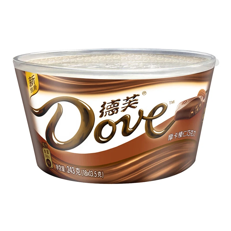 德芙摩卡榛仁巧克力（碗装）243g/盒