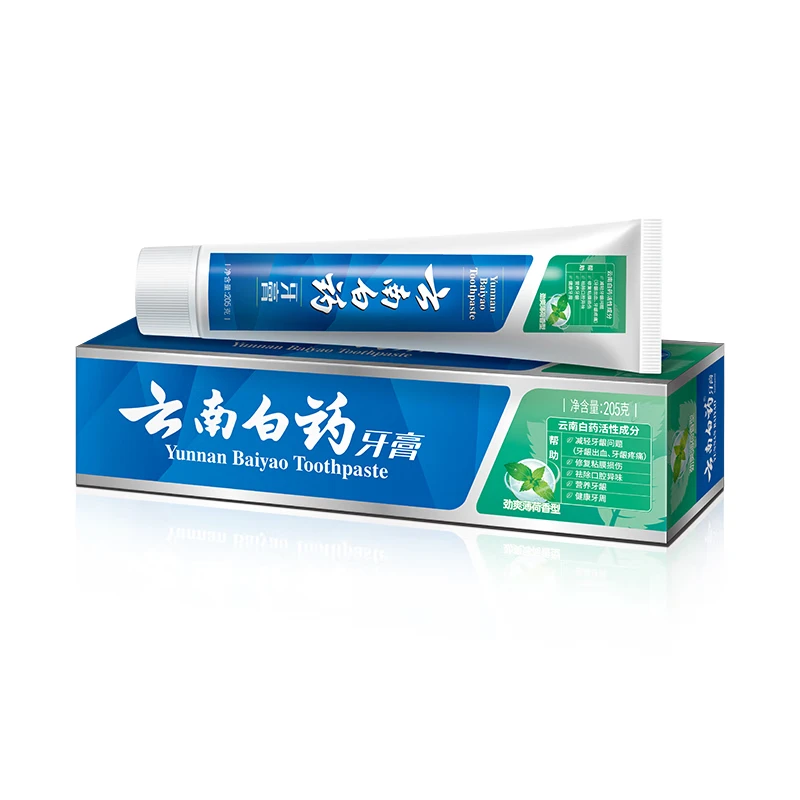 云南白药牙膏劲爽薄荷205g