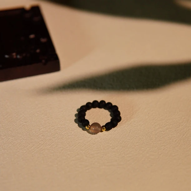 【普陀山】烟紫降真香戒指