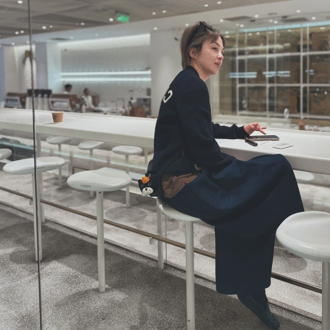 FAUES 塔塔招牌力荐 日本冈山复古靛蓝染原浆牛仔立裁舒适奶奶裤