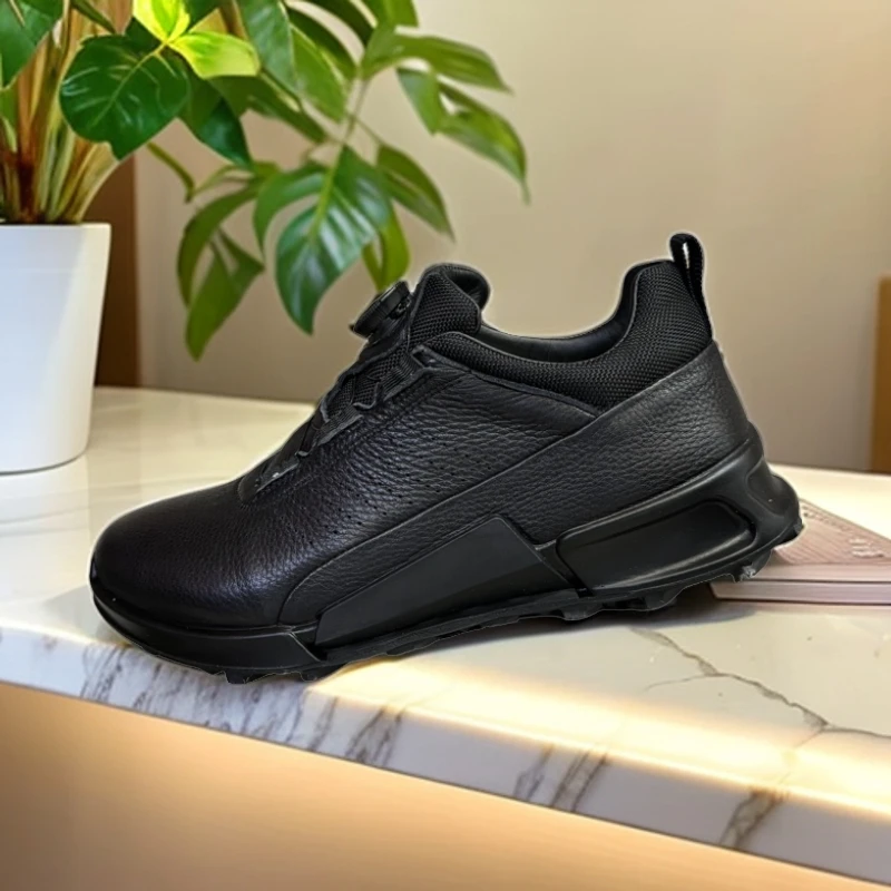 GCEQ联邦注塑一体成型旋转扣男式户外休闲四季可穿头层牛皮健步鞋