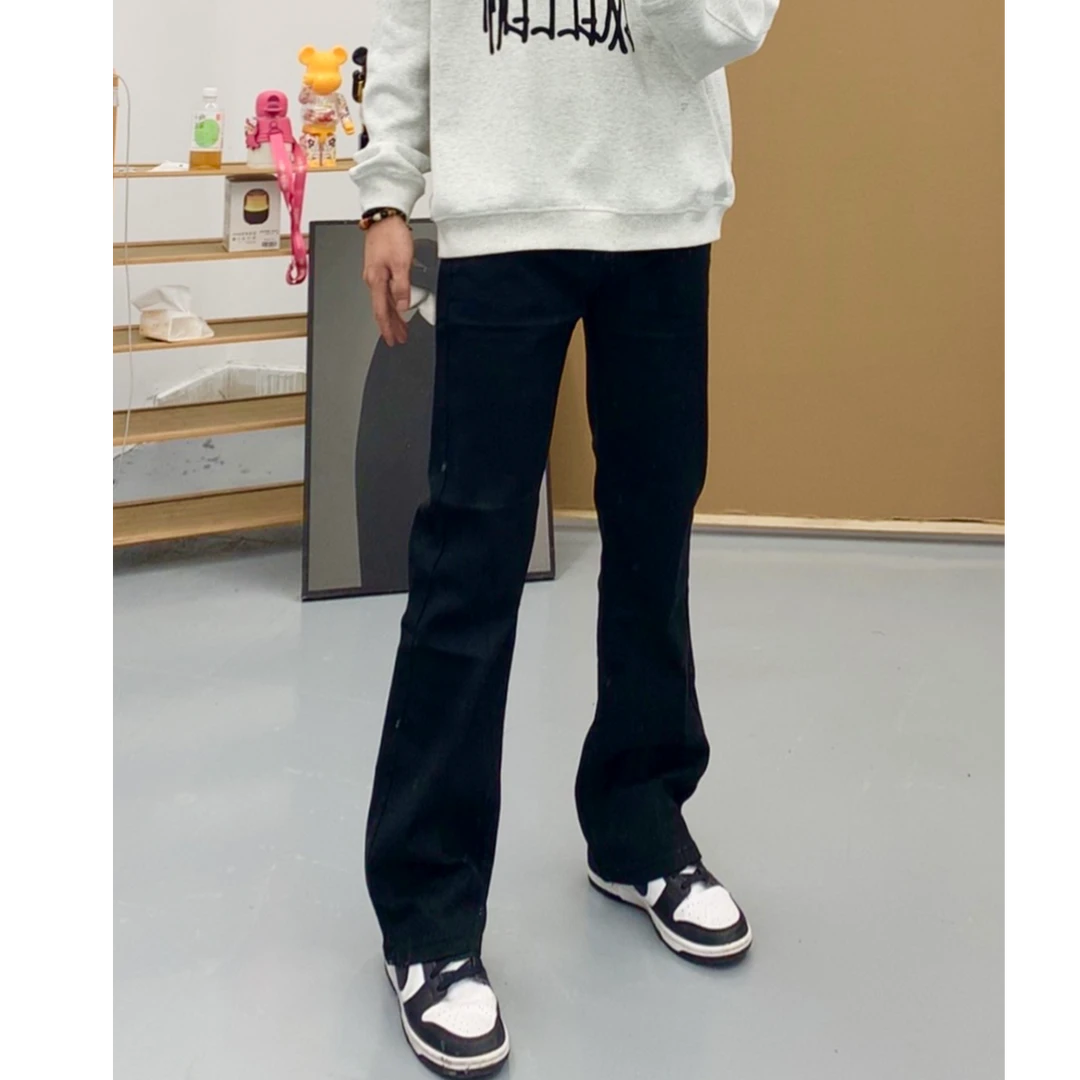 【NZ01】美式微喇巴黎弯刀517版型复古显瘦休闲弹力牛仔裤
