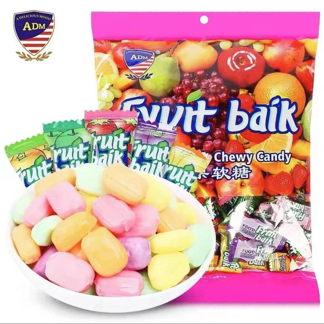 马来西亚水果软糖喜糖果超瑞士糖散装水果糖网红零食年货必备零食