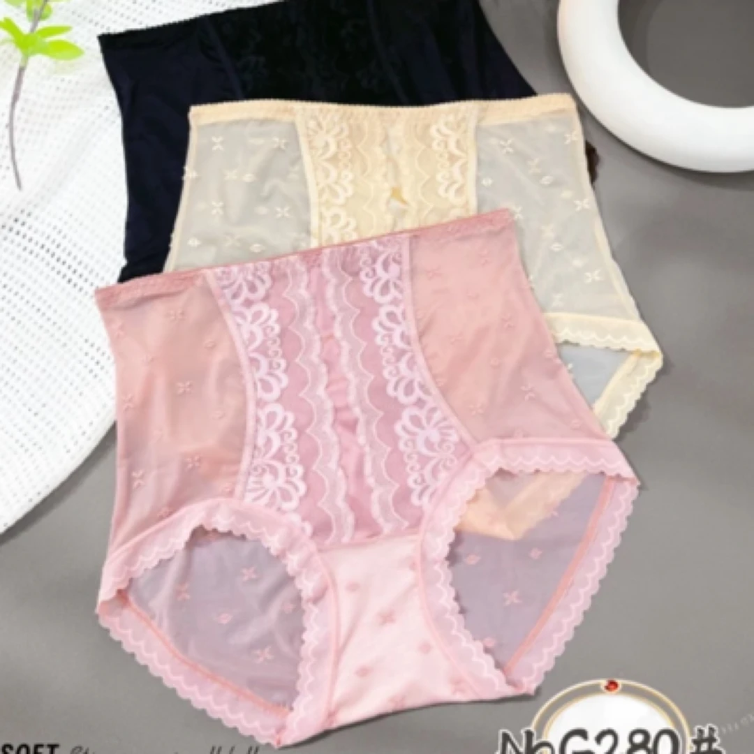 【15D光感收腹】高腰面膜微收抗菌全包臀女士内裤