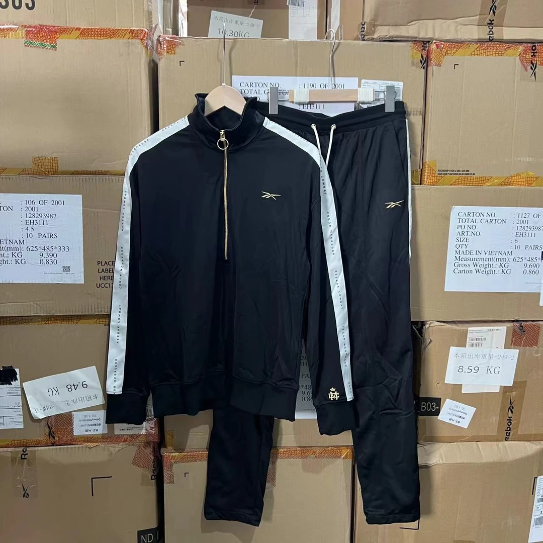 【什么都有】Reebok锐步 FM1499款  男款经典休闲夹克套装