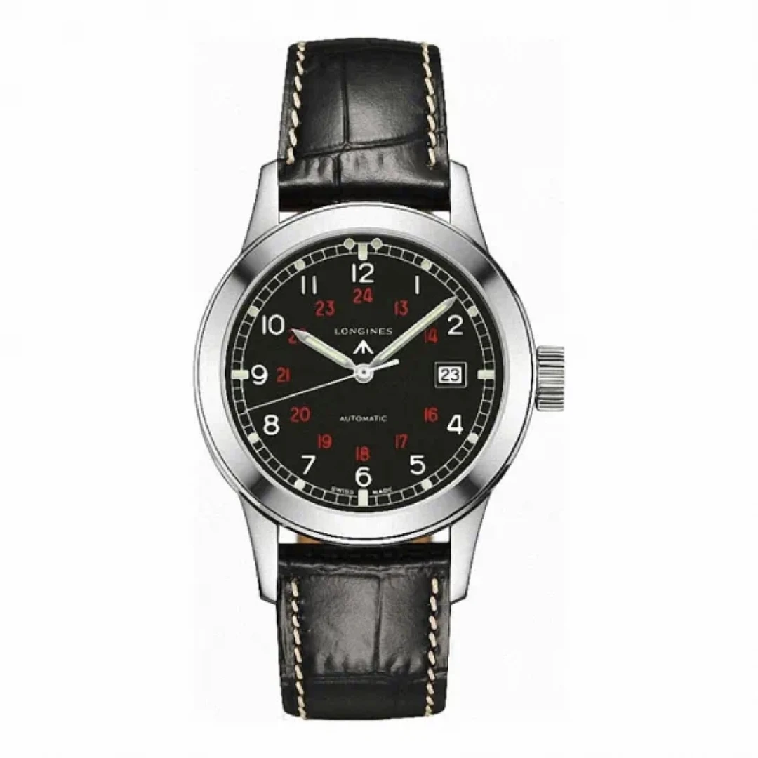 95新 Longines/浪琴 /亚虎2/浪琴/复刻832/男士机械腕表/表经40