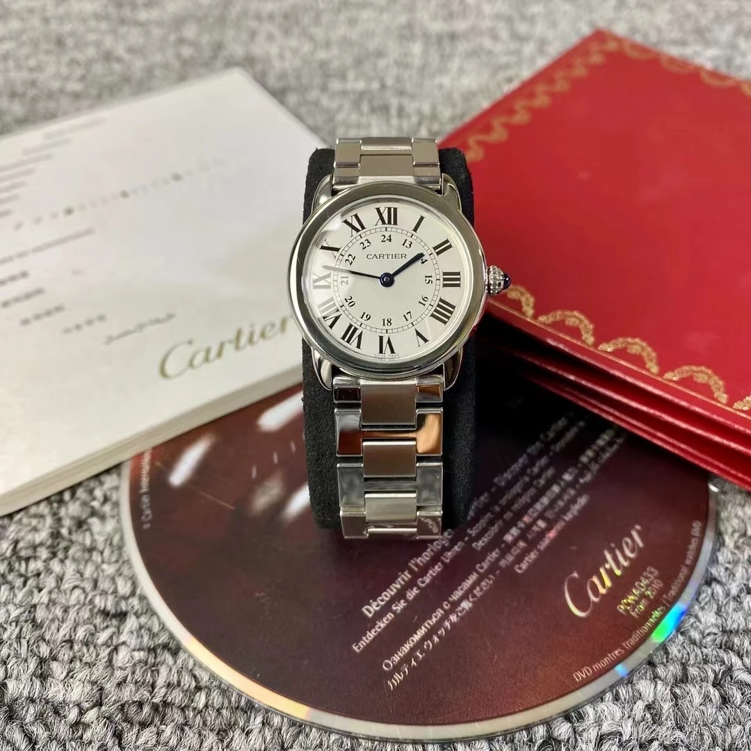 99新 Cartier/卡地亚 /亚虎竞拍/卡地亚/伦敦石英女表