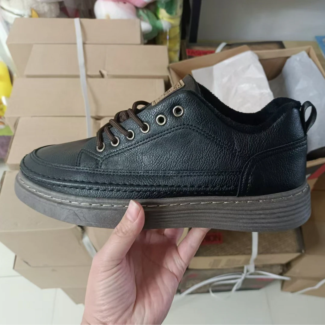 男士板鞋 低价休闲鞋 秋冬加绒男鞋