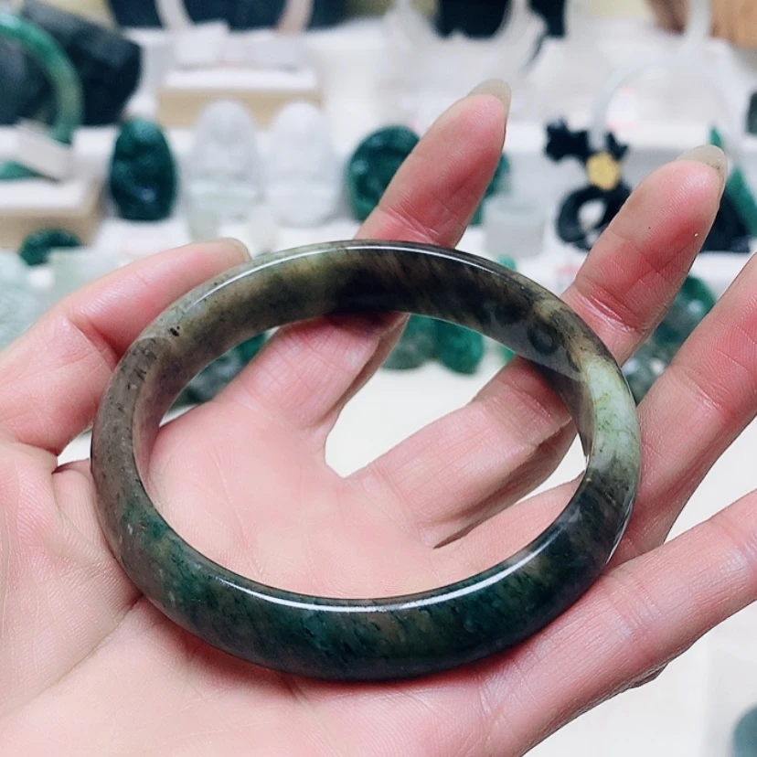 【闪购商品】独山玉手镯未镶嵌时**痕