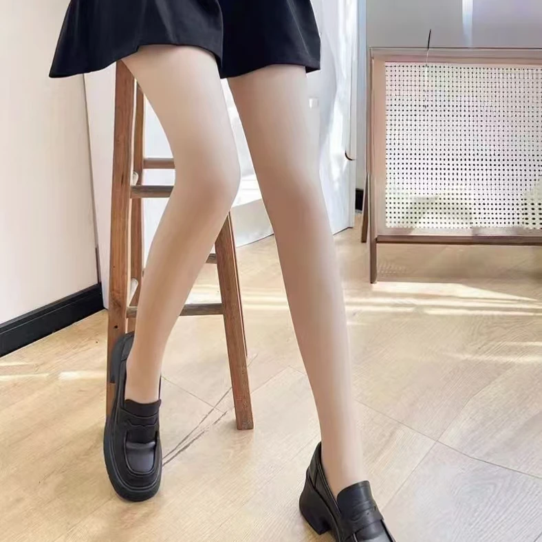 光腿打底外穿瘦腿肉色裸感超自然秋冬加绒踩脚光腿神器  sw19
