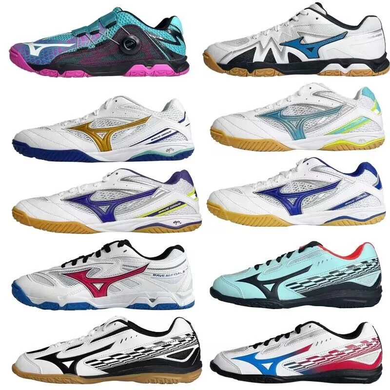 MIZUNO美津浓专业乒乓球鞋金八代男女款WAVEDRIVE综合鞋   壁球鞋