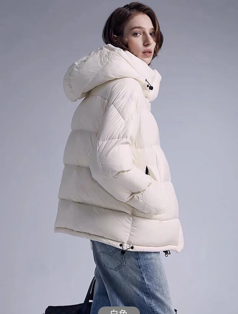 高端羽绒服女冬季新款中长款时尚加厚保暖连帽宽松欧货外套RQ3502