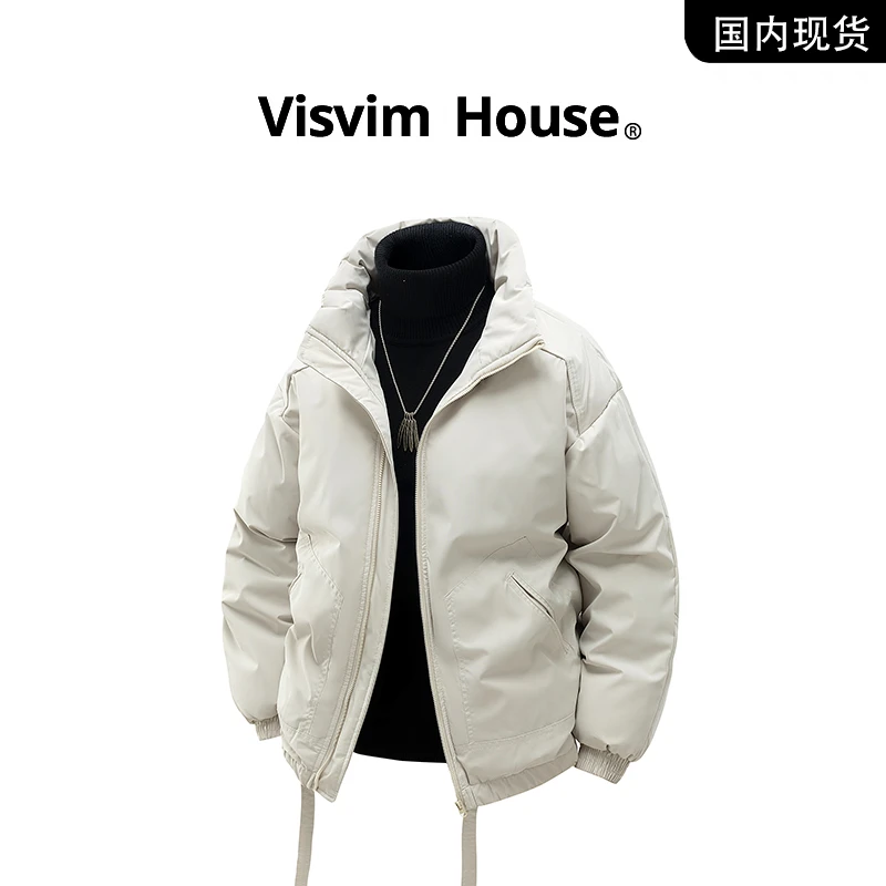【品牌现货撤柜清仓】VISVIM HOUSE冬季新款加厚保暖立领棉衣外套男