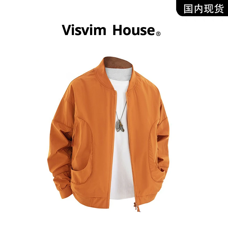 【品牌现货撤柜清仓】VISVIM HOUSE春秋新款美式棒球服夹克外套男士