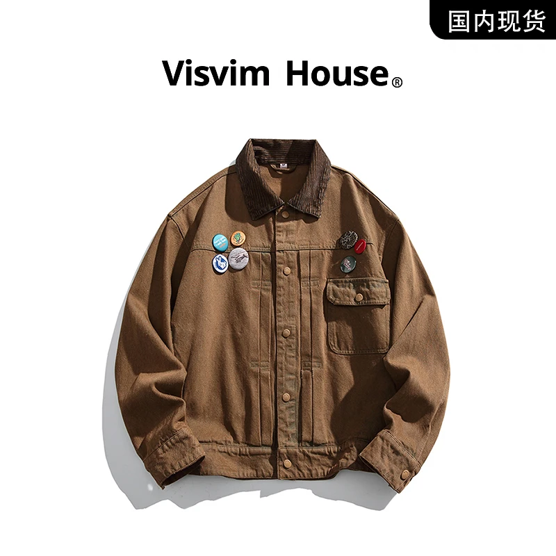 【品牌现货撤柜清仓】VISVIM HOUSE春秋季新款复古宽松夹克外套男士
