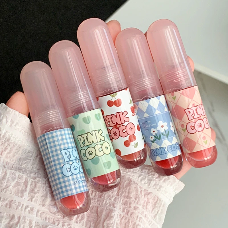 PINKCOCO轻雾胶囊哑光唇釉素颜奶霜纯欲雾面口红显白不易掉色学生