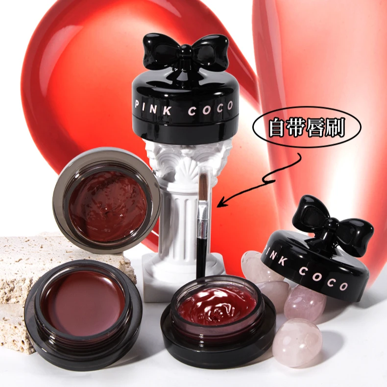 PINKCOCO蝶美唇冻唇蜜水润镜面玻璃唇釉不易掉色显白口红学生平价