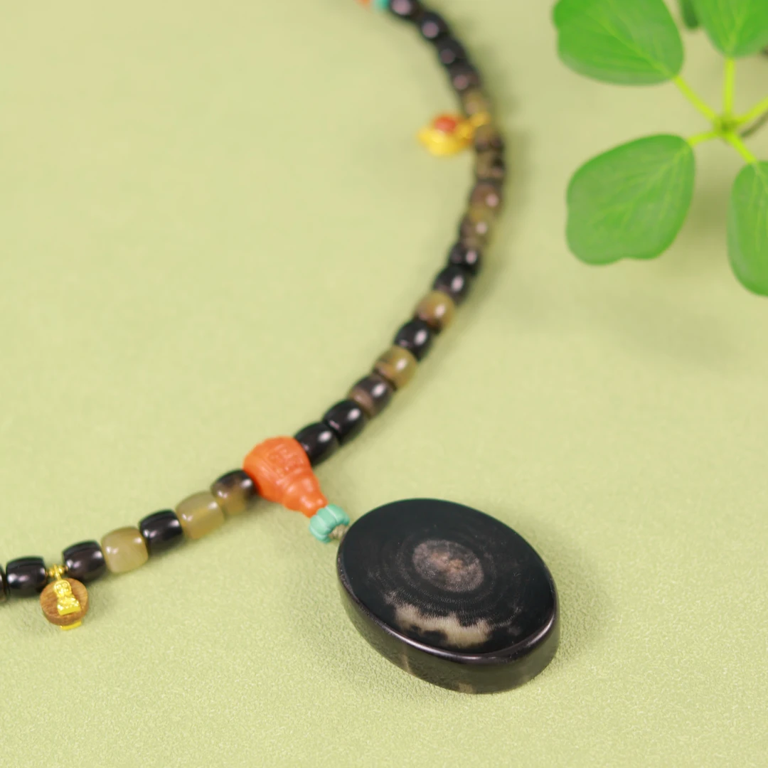 摇喜匠心手作特色手工艺非金属角类珠串配饰挂饰品（一物一拍）