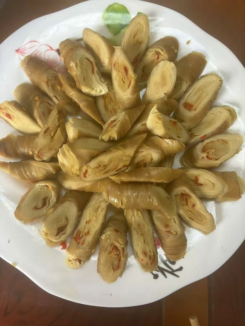 六安特产鹅卷肠农家自制豆皮鹅肠卷5-10根(每根3-5两左右)