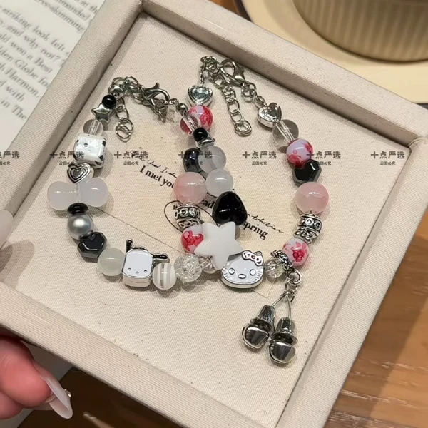 合金手链 新款可爱KT猫帕恰狗手链饰品ins风爆款个性甜美学生手链