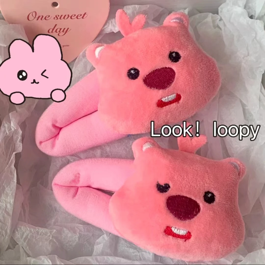 Loopy小海狸掰掰夹可爱卡通少女心发夹刘海夹碎发夹甜美