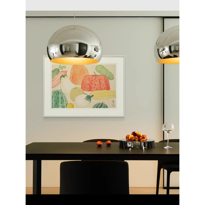 现代简约风水果蔬菜丰收图客厅装饰画沙发背景墙儿童房餐厅挂画