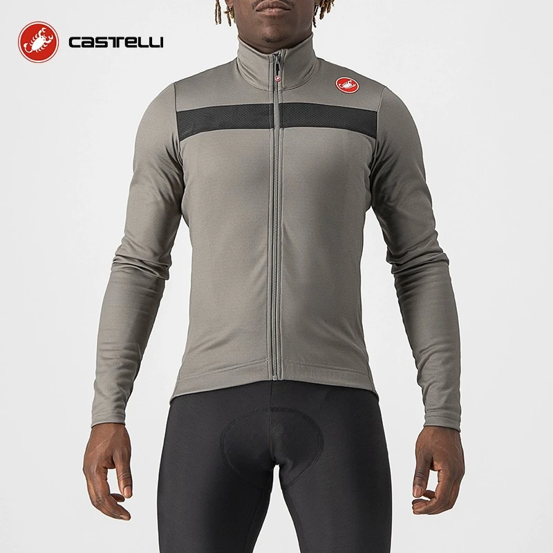 蝎子男士长袖春秋透气加厚男款弹力骑行服冬季男子休闲速干防风