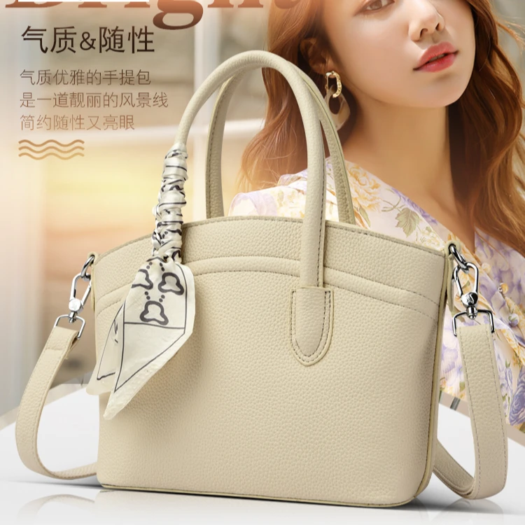 2024新款韩系小清新风格女包高级质感手提包百搭时尚单肩斜挎女包