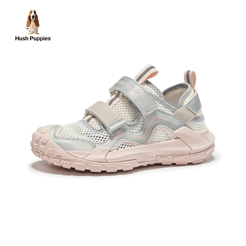 暇步士童鞋女童凉鞋夏款跑步户外沙滩包头凉鞋网面透气儿童运动鞋