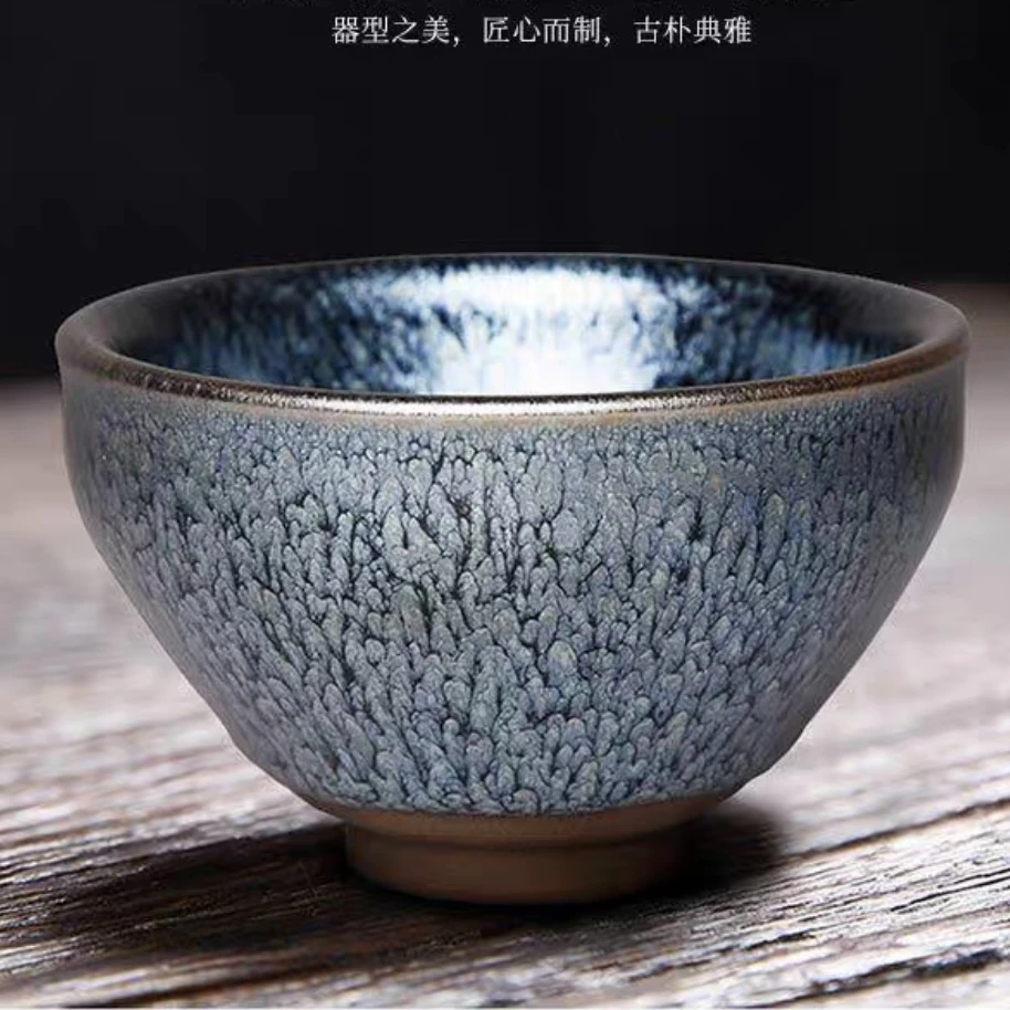 百花盏茶杯主人杯茶盏功夫茶具品茗杯买五送一(精品小束口)