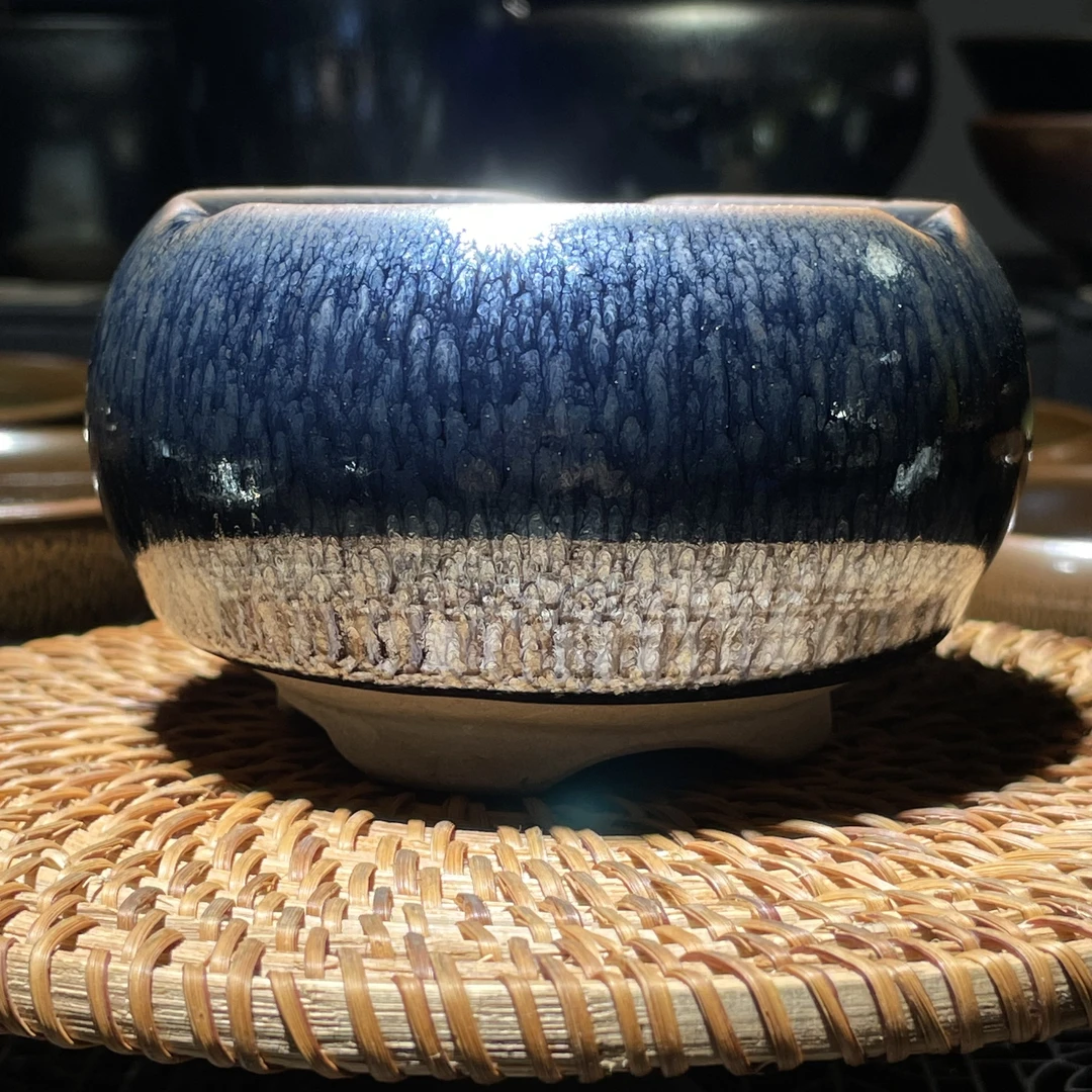 百花盏烟灰缸公司家用茶室用茶具