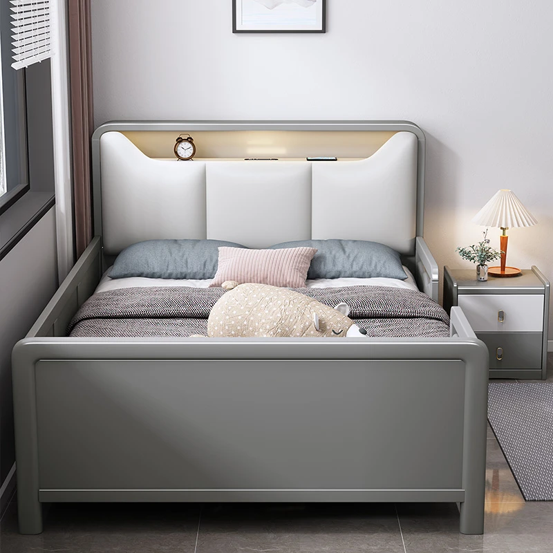 婴儿拼接床实木带围栏护栏家用床边1.2米女儿童公主男孩简约