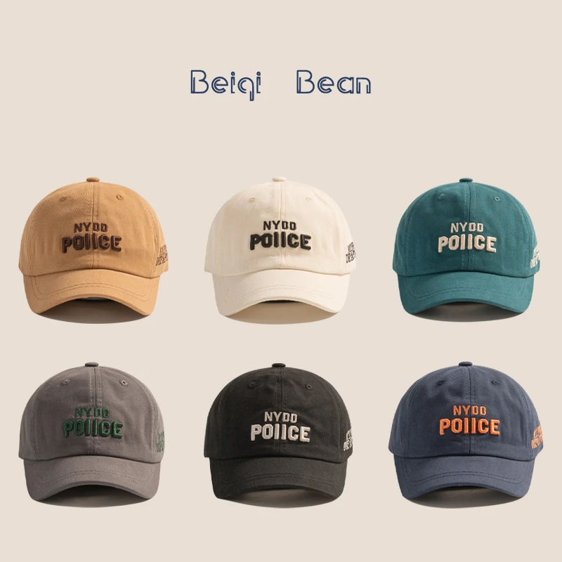 儿童短沿休闲百搭春秋棒球帽男童女童字母刺绣休闲痞帅遮阳鸭舌帽