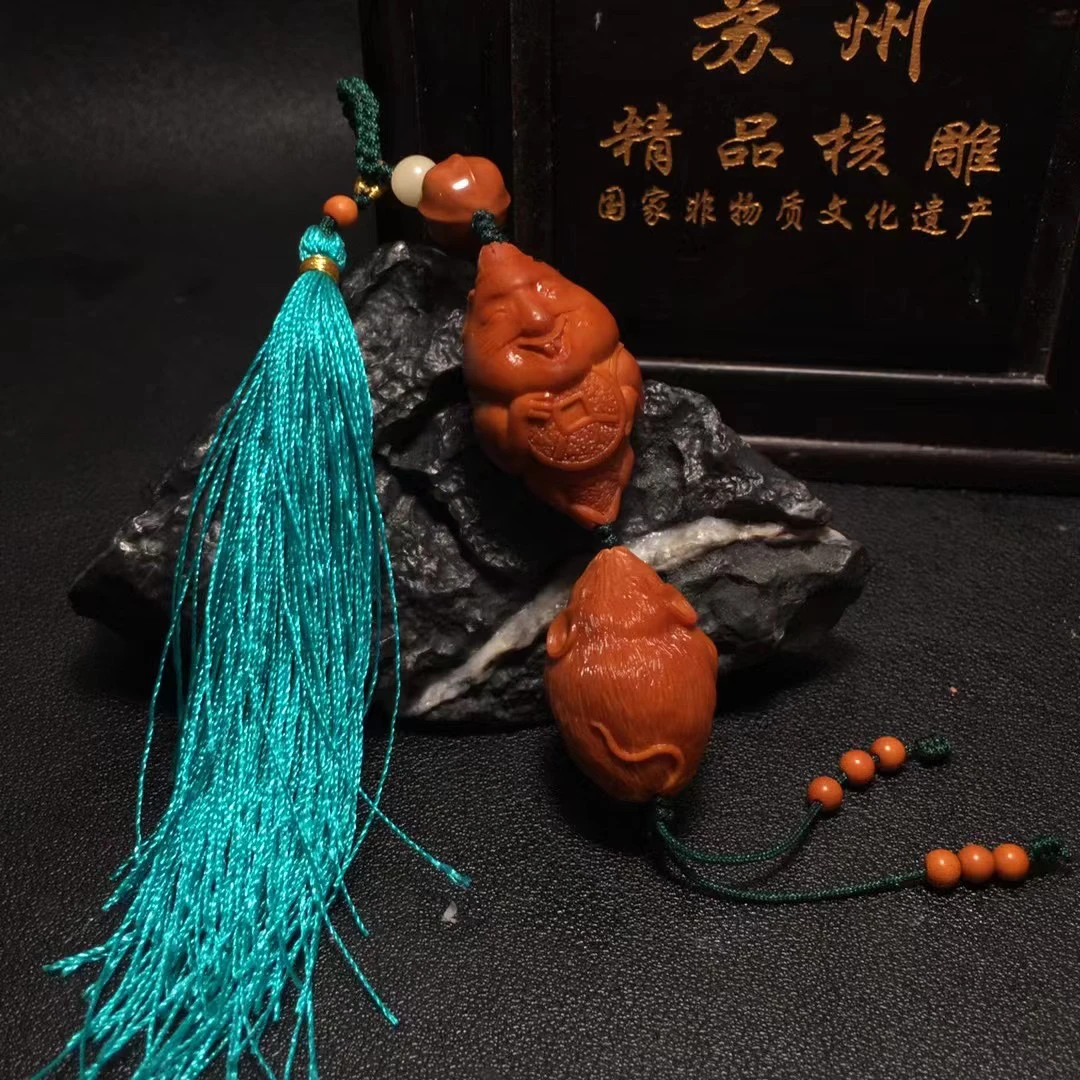 【鼠钱】1.95*3.25、1.9*2.7苏工精品文玩吊坠单籽挂件摆件手把件