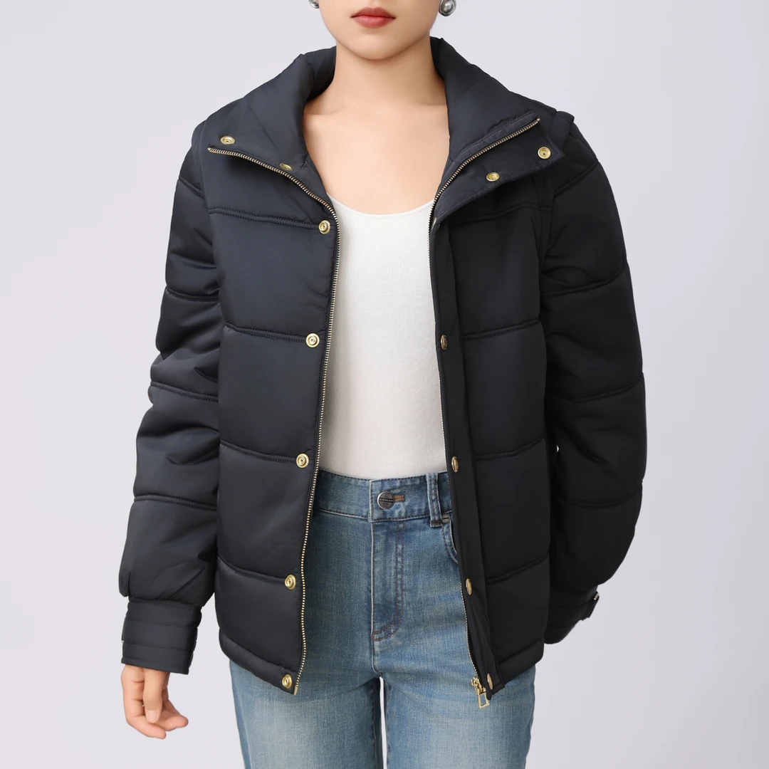 GIRDEAR/哥弟新款冬日松弛感棉服保暖休闲硬朗线条外套1400747