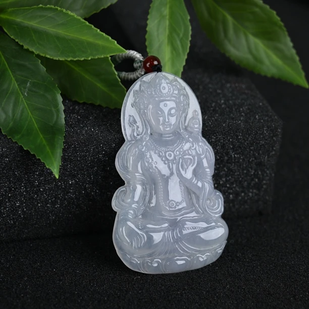 天然翡翠度母挂件（YP2765）